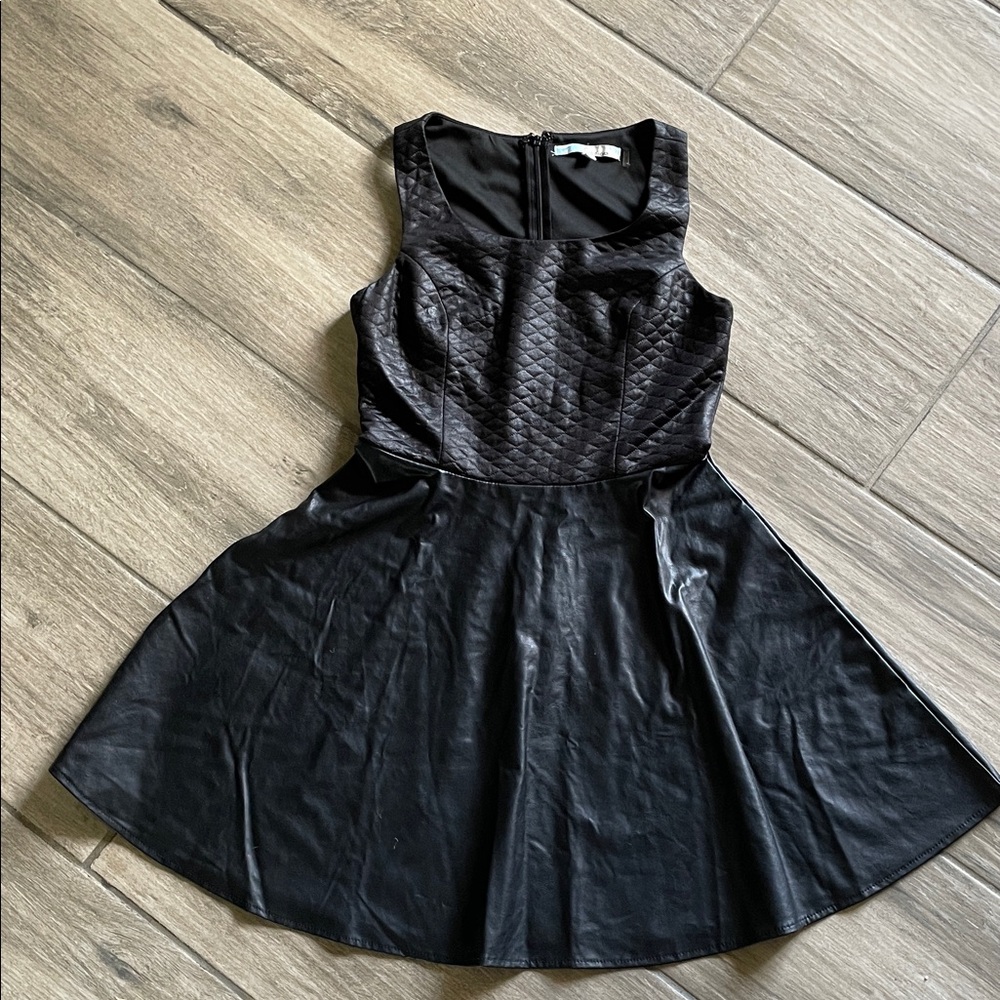 Cecico Black Quilted Mini Dress